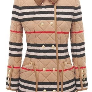 Burberry Plaid Wool Jacket New Season Sold Ou